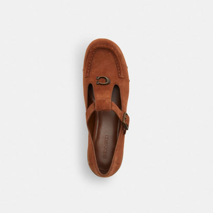 Women's Coach Coach | Brain Dead Wooden Mary Jane Dark Burlwood