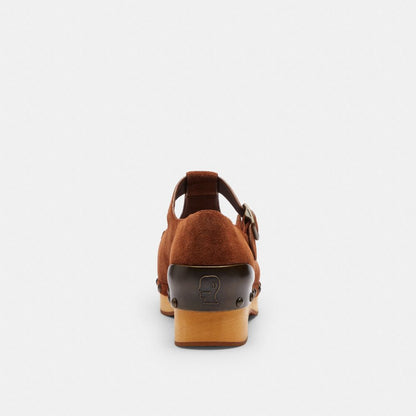 Women's Coach Coach | Brain Dead Wooden Mary Jane Dark Burlwood