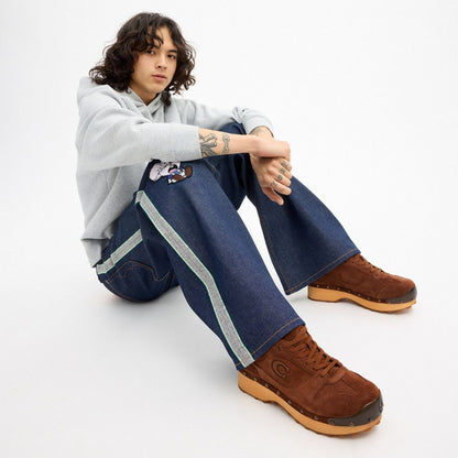 Men's Coach Coach | Brain Dead Soho Wooden Clog Dark Burlwood