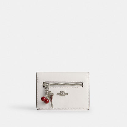 Coach Card Case With Charms Silver/Chalk