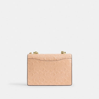Coach Klare Crossbody Bag In Signature Leather Gold Faded Blush