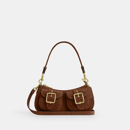 Coach Ashton Shoulder Bag Gold/Warm Brown