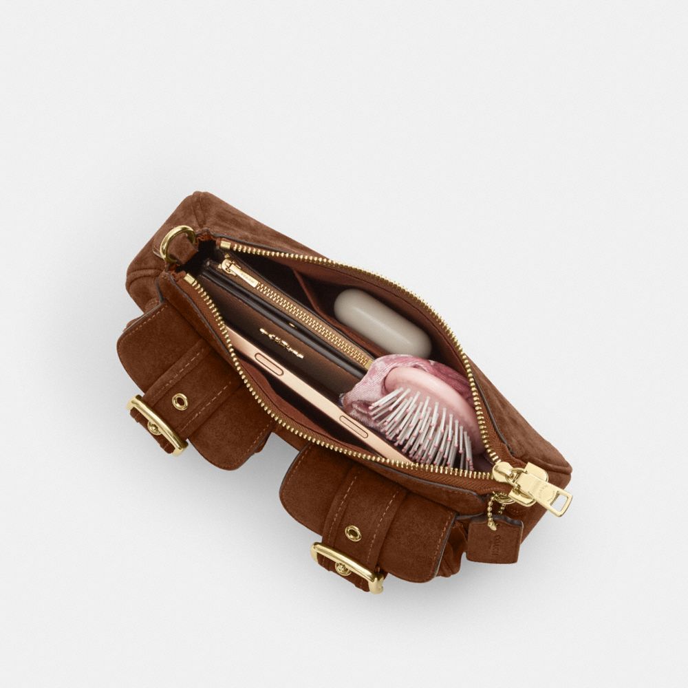 Coach Ashton Shoulder Bag Gold/Warm Brown