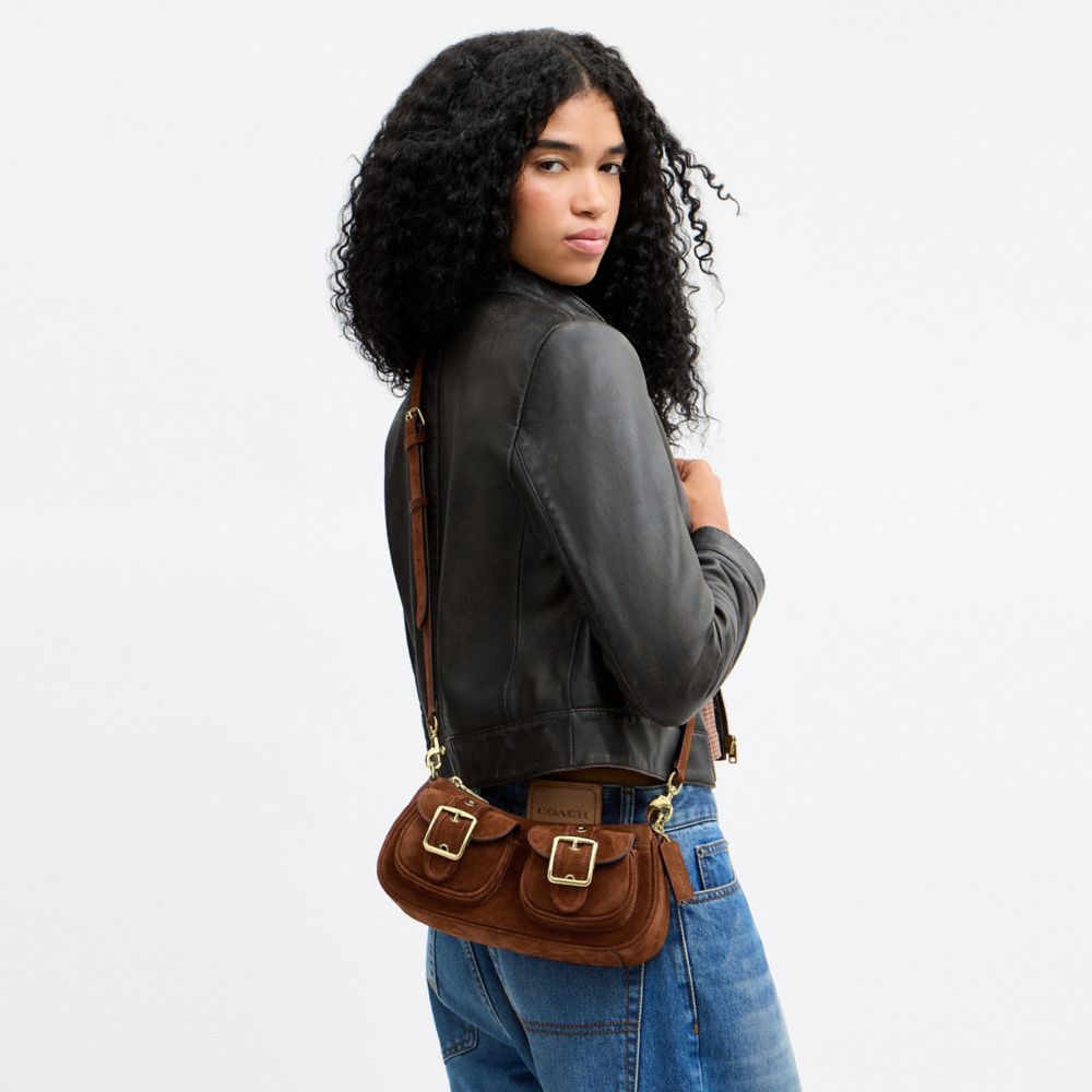 Coach Ashton Shoulder Bag Gold/Warm Brown