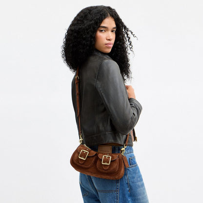 Coach Ashton Shoulder Bag Gold/Warm Brown