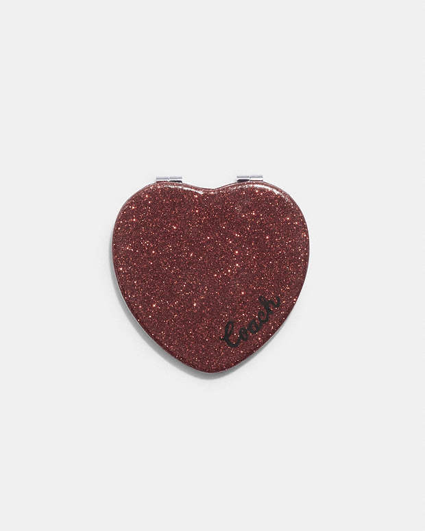 Glitter Heart Compact Gold-Wine Multi Gold-Wine Multi