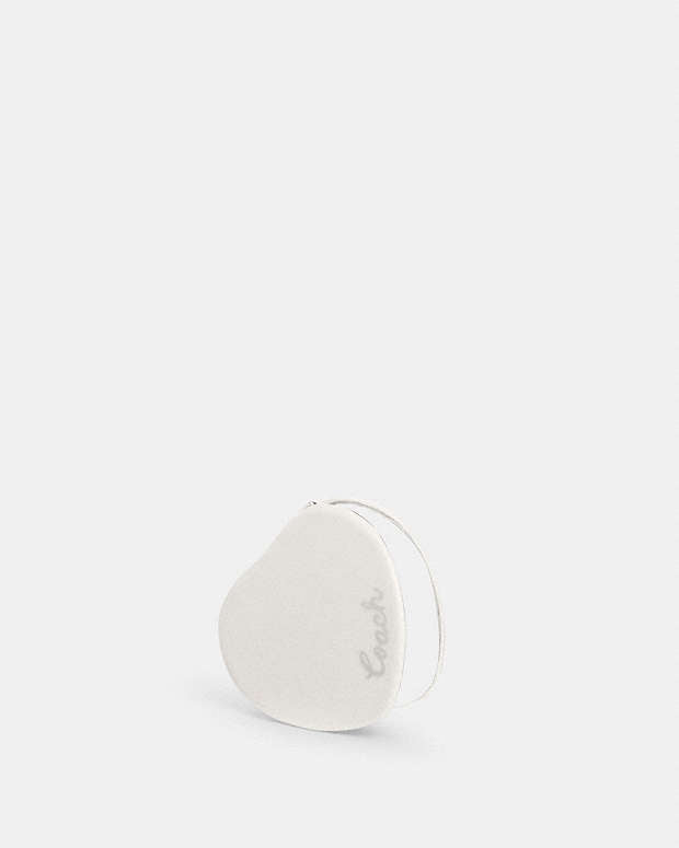 Glitter Heart Compact Silver-Chalk Silver-Chalk