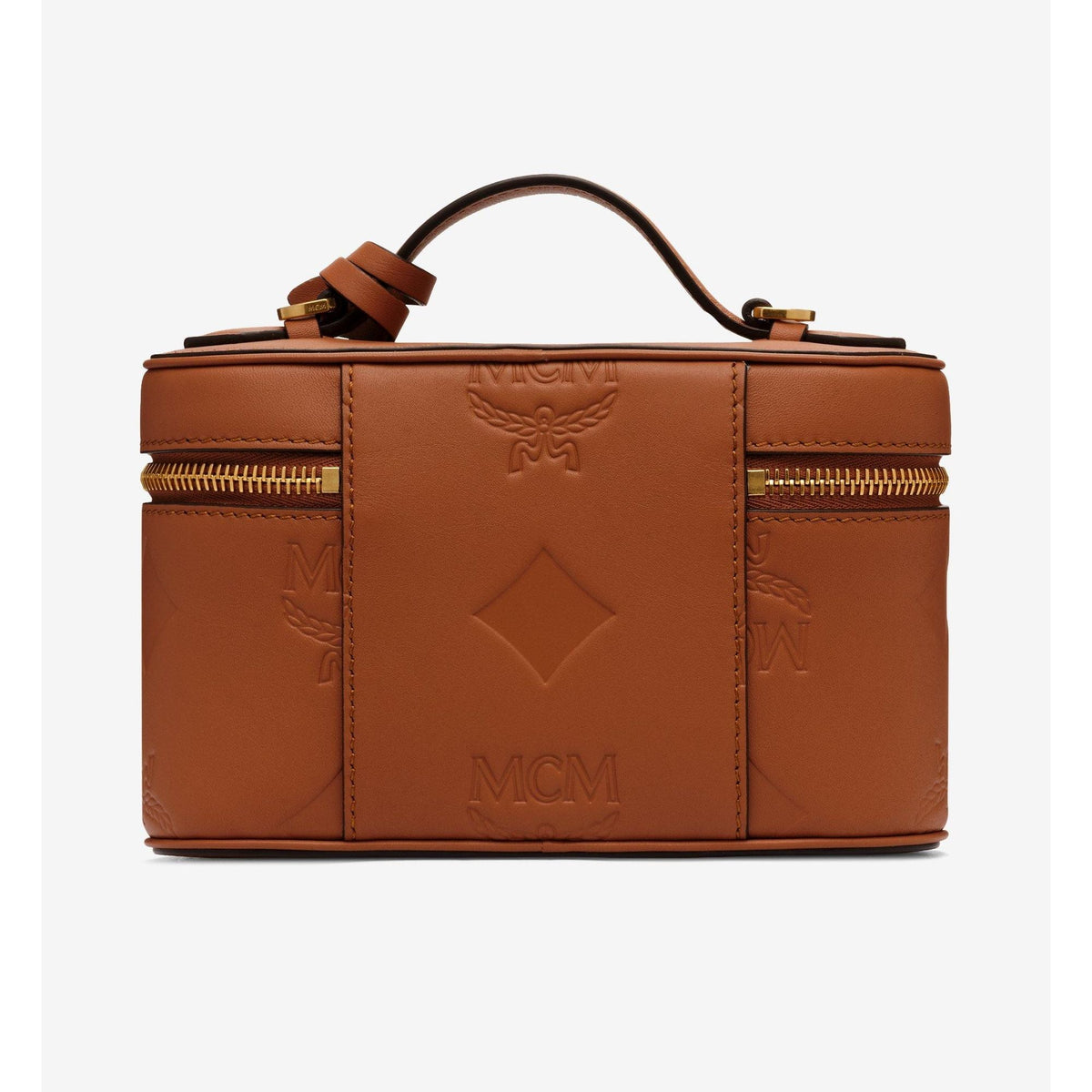 MCM Aren Vanity Case in Maxi Monogram Leather