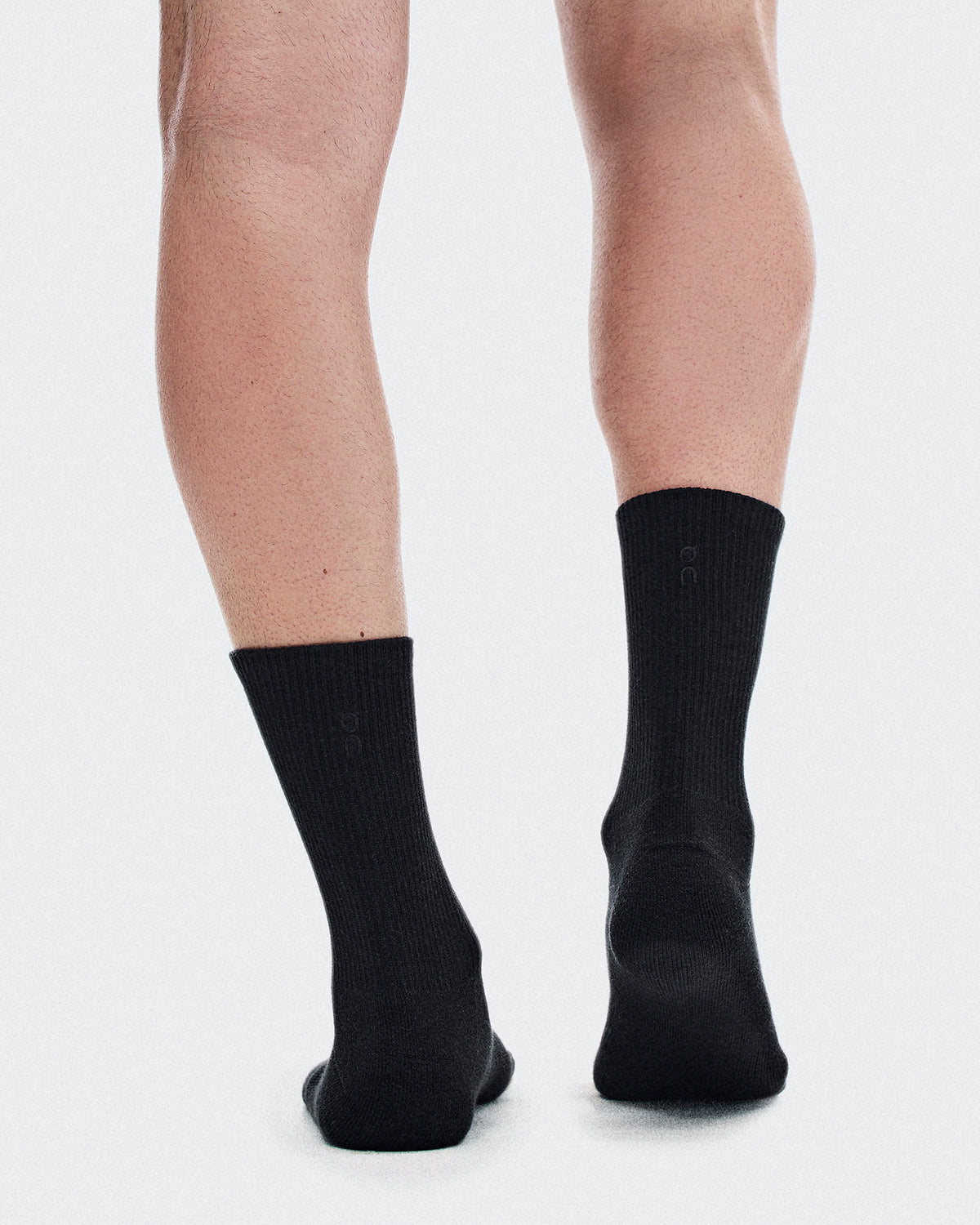 On Club Sock High 2P Black