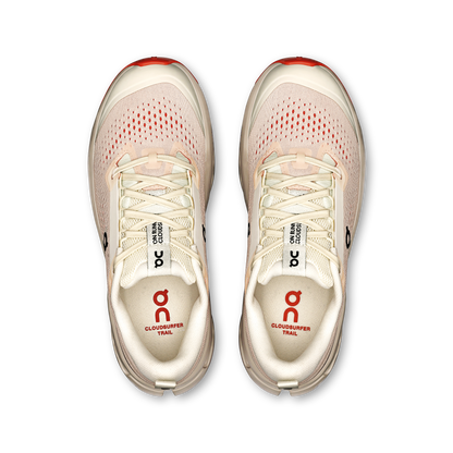 On Cloudsurfer Trail 2 Ivory Salmon (Women'S)