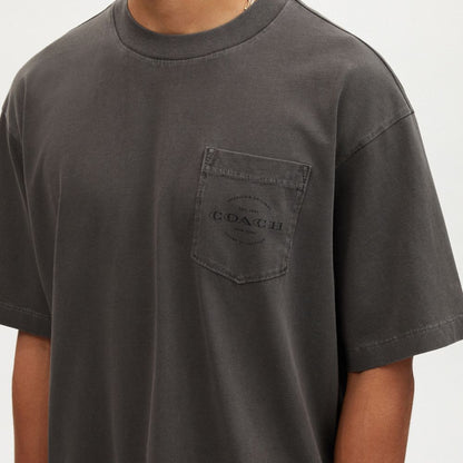 Coach Pocket T Shirt Smoke