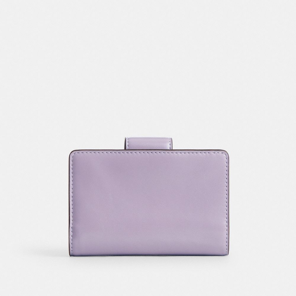 Coach Medium Corner Zip Wallet Gold/Lilac