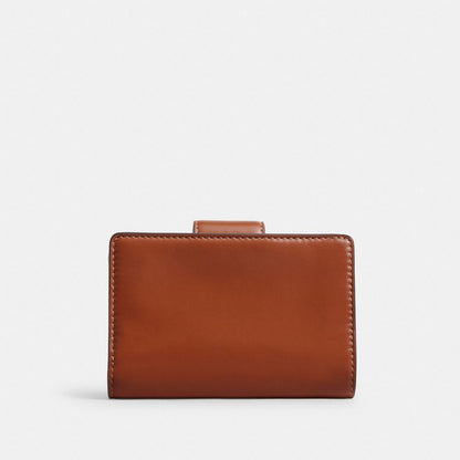 Coach Medium Corner Zip Wallet Gold/Cinnamon