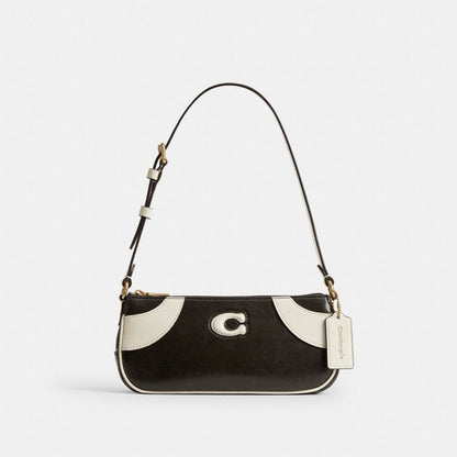Coach Bowling Small Shoulder Bag Black & White