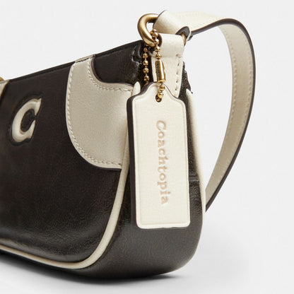 Coach Bowling Small Shoulder Bag Black & White