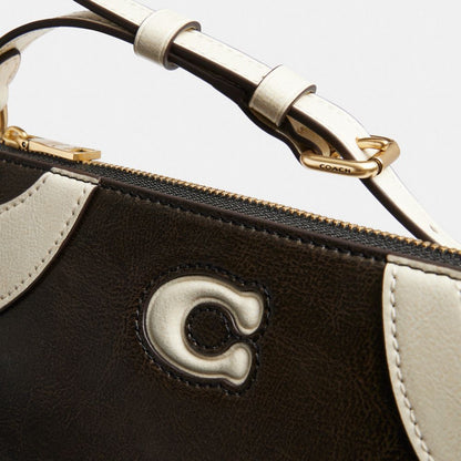 Coach Bowling Small Shoulder Bag Black & White