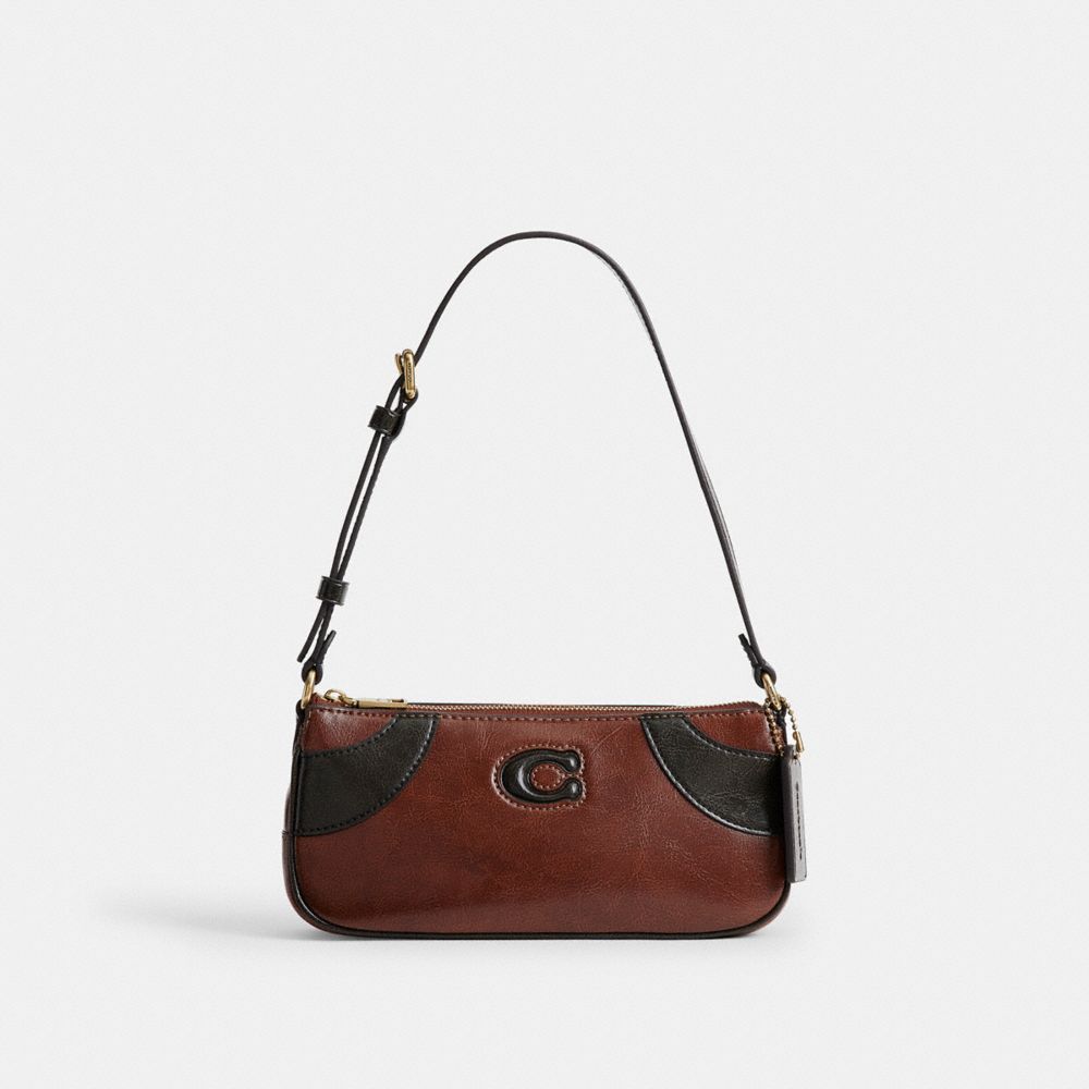 Coach Bowling Small Shoulder Bag Redwood/Black