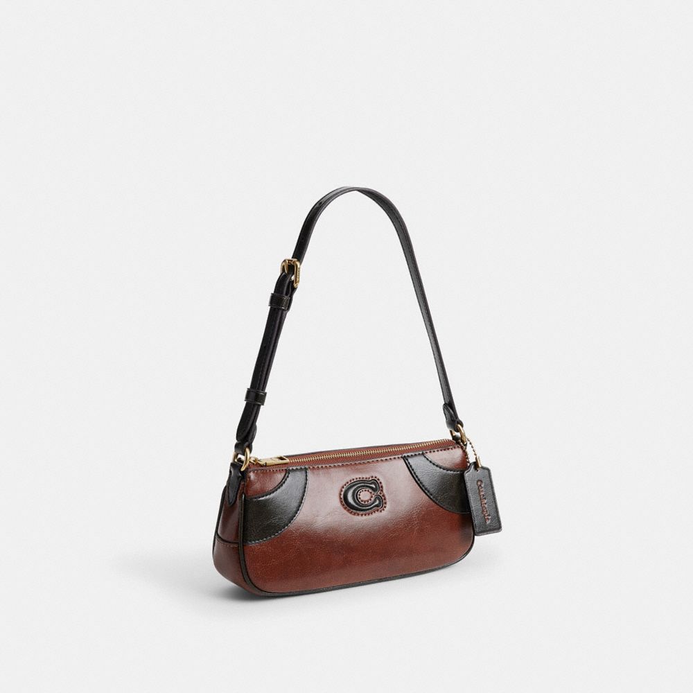 Coach Bowling Small Shoulder Bag Redwood/Black