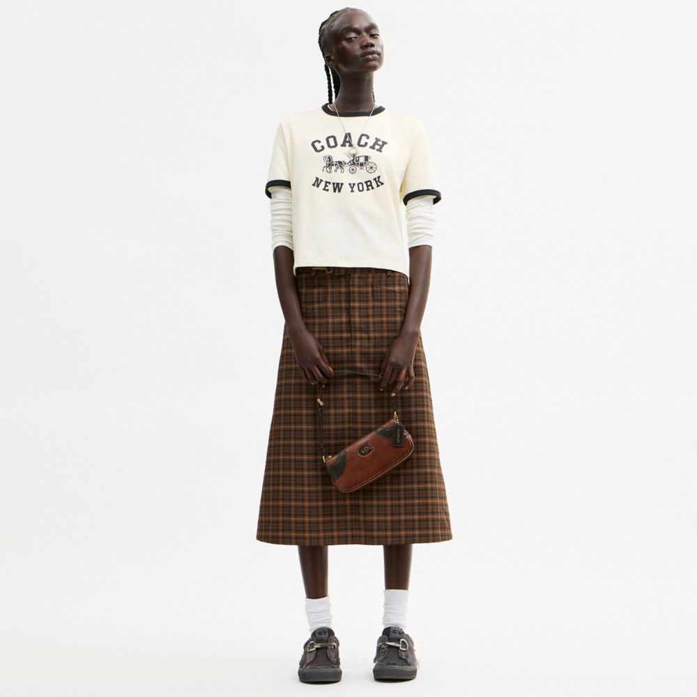 Coach Bowling Small Shoulder Bag Redwood/Black