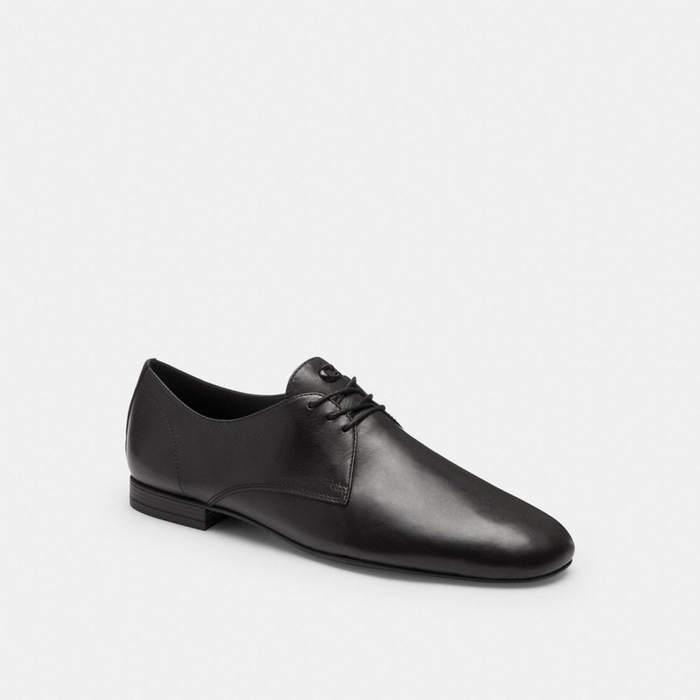 Women's Coach Soft Derby Black