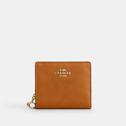 Coach Snap Wallet Gold/Brown