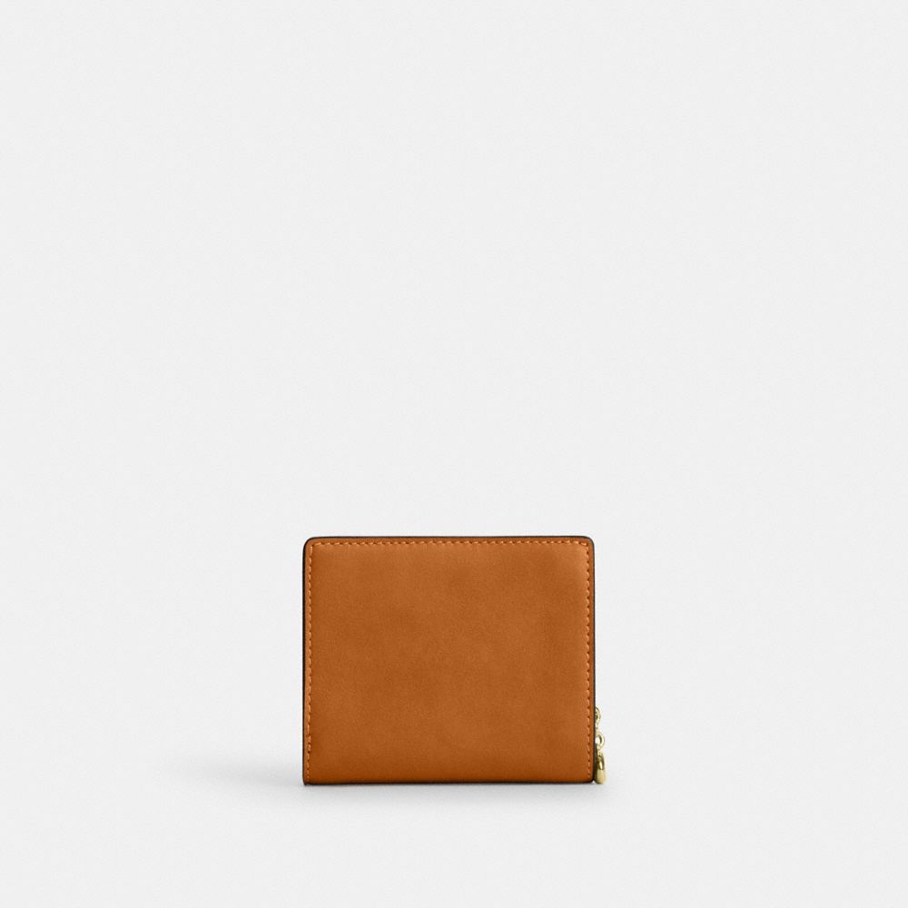 Coach Snap Wallet Gold/Brown