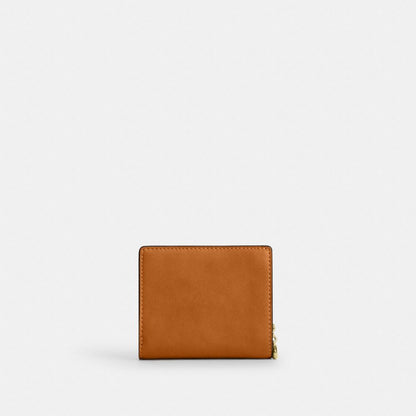 Coach Snap Wallet Gold/Brown