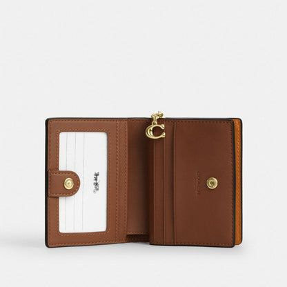 Coach Snap Wallet Gold/Brown