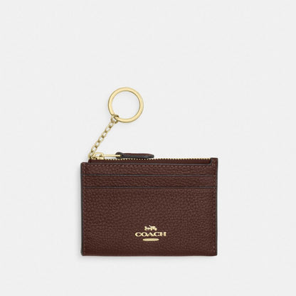 Coach Mini Skinny ID Case Gold/Maple