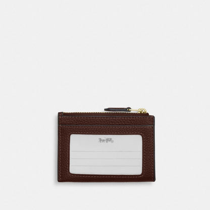Coach Mini Skinny ID Case Gold/Maple