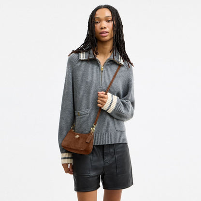 Coach Teri Mini Crossbody Bag Gold/Warm Brown