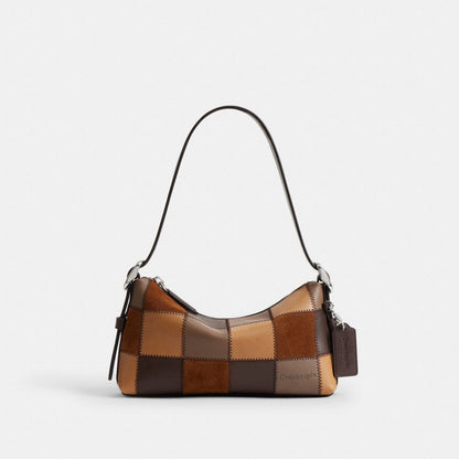 Coach Alter/Ego Small Slouchy Shoulder Bag Tan Multi