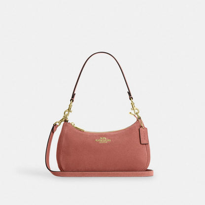 Coach Teri Shoulder Bag Gold/Blush Pink