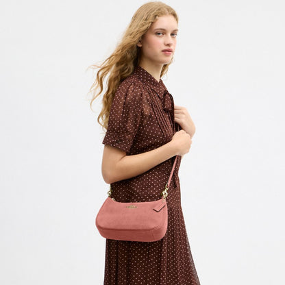 Coach Teri Shoulder Bag Gold/Blush Pink