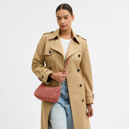 Coach Teri Shoulder Bag Gold/Blush Pink