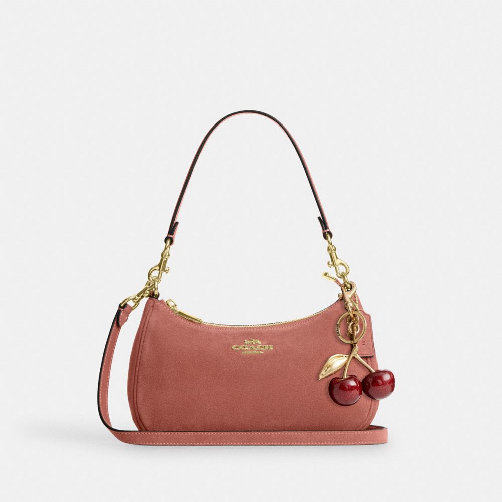 Coach Teri Shoulder Bag Gold/Blush Pink