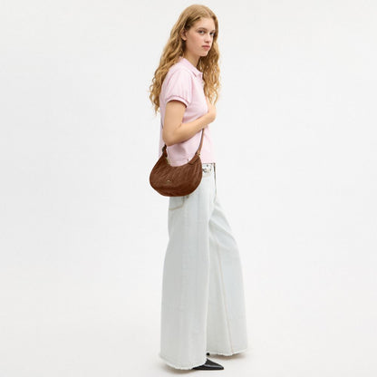 Coach Emily Shoulder Bag With Quilting Gold/Warm Brown
