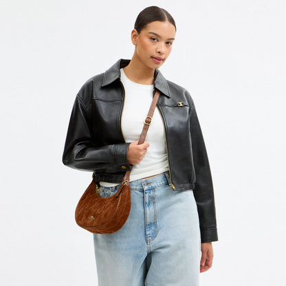 Coach Emily Shoulder Bag With Quilting Gold/Warm Brown
