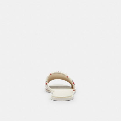 Women's Coach Holly Sandal With Cherry Print Chalk Multi