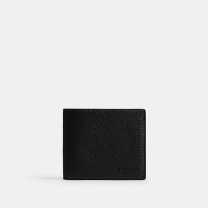 Coach ID Billfold Wallet Black