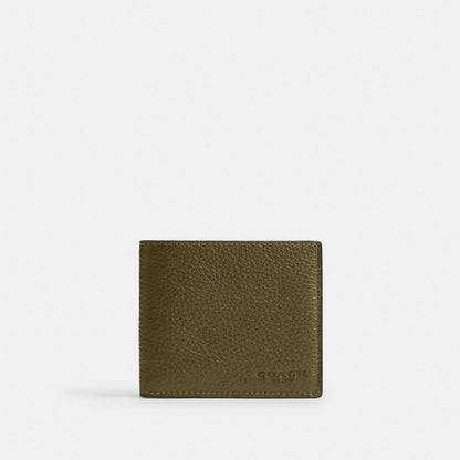 Coach ID Billfold Wallet Olive
