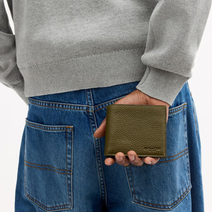 Coach ID Billfold Wallet Olive