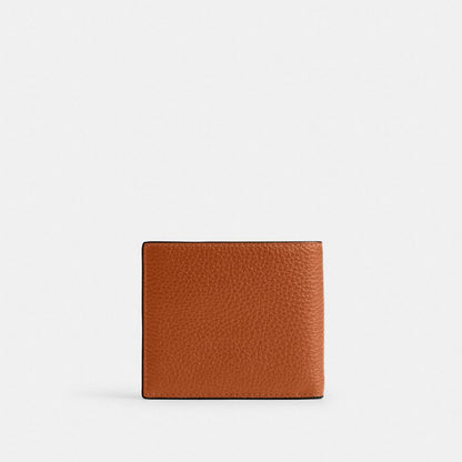 Coach ID Billfold Wallet Amber Brown