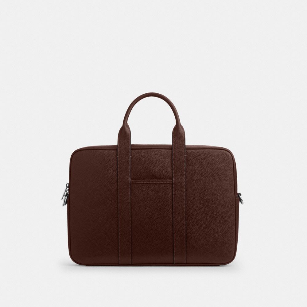 Coach Austin Brief Silver/Maple