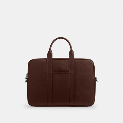 Coach Austin Brief Silver/Maple
