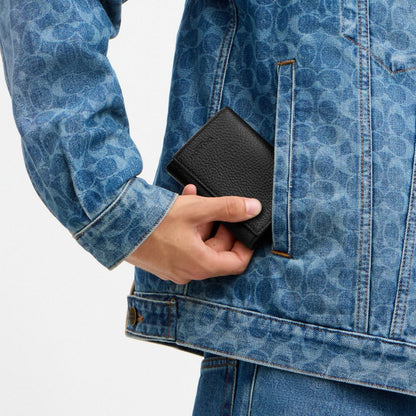 Coach Trifold Wallet Black