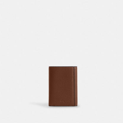 Coach Trifold Wallet Saddle