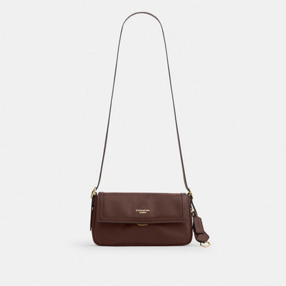 Coach Etta Small Flap Shoulder Bag Gold/Maple