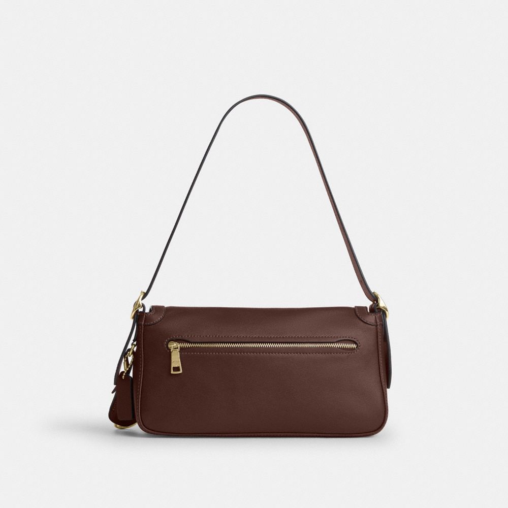 Coach Etta Small Flap Shoulder Bag Gold/Maple