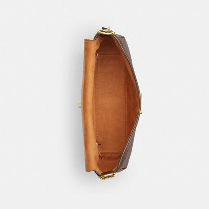 Coach Etta Small Flap Shoulder Bag Gold/Maple